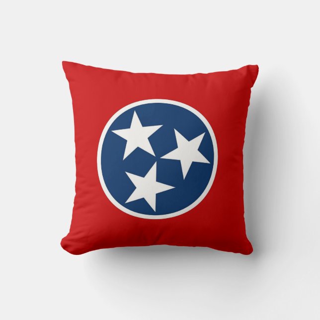 Tennessee State Flag American MoJo Pillow (Front)