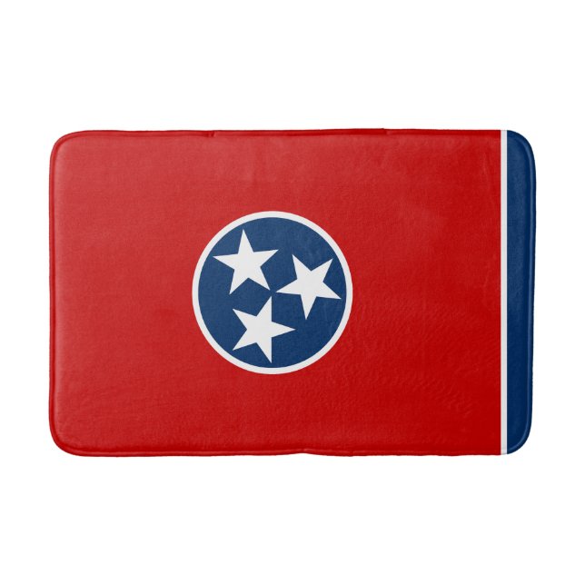 Tennessee State Flag Bath Mat (Front)