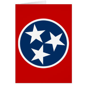 Tennessee State Flag Blue White Stars