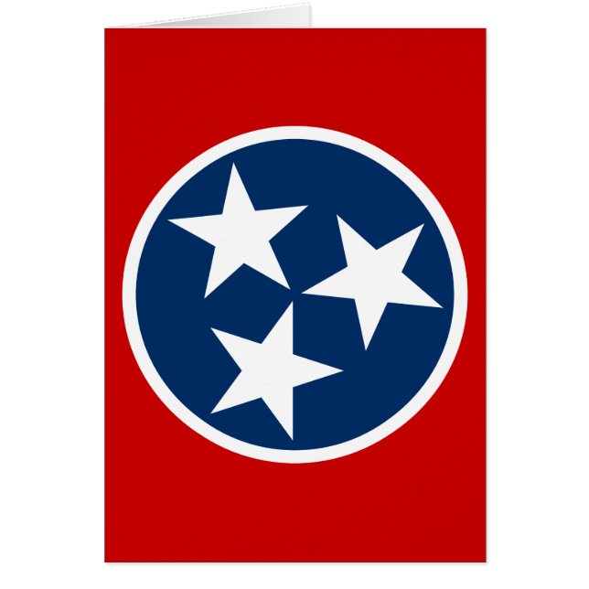 Tennessee State Flag Blue White Stars (Front)