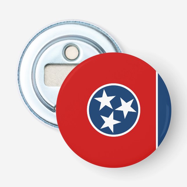 Tennessee State Flag Bottle Opener (Front)