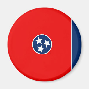 Tennessee State Flag Design Magnet