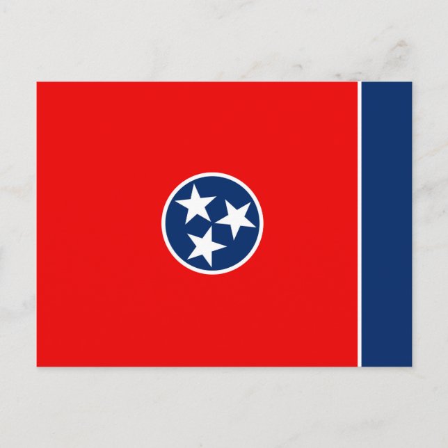 Tennessee State Flag Design Postcard (Front)