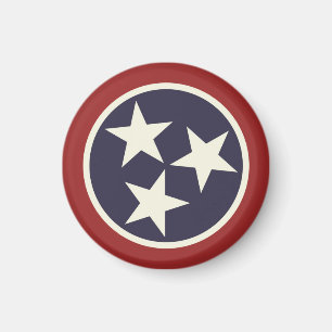 Tennessee state flag magnet