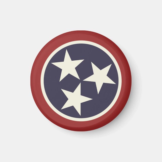 Tennessee state flag magnet (Front)