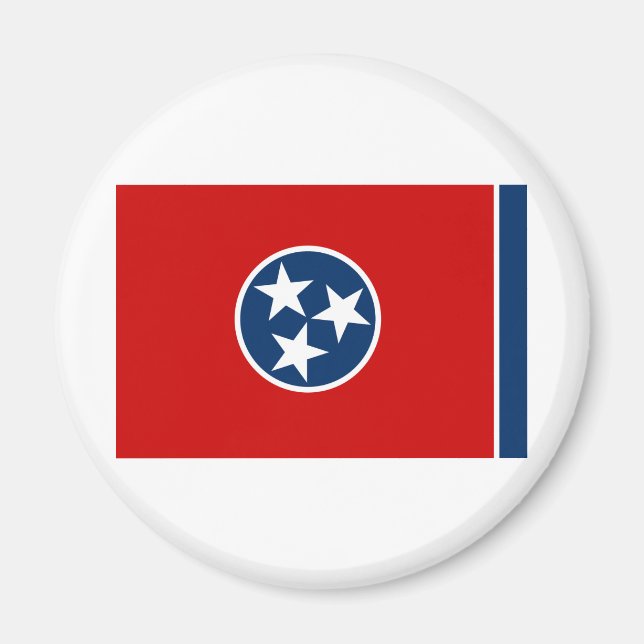 Tennessee State Flag Magnet (Front)