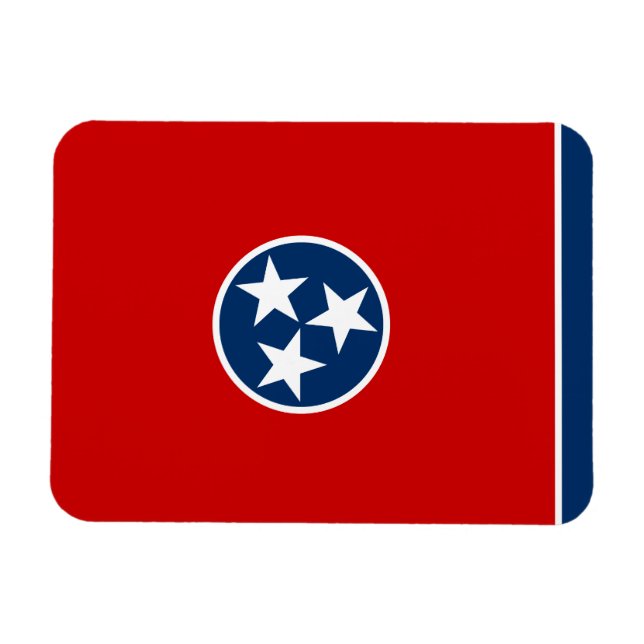 Tennessee State Flag Magnet (Horizontal)