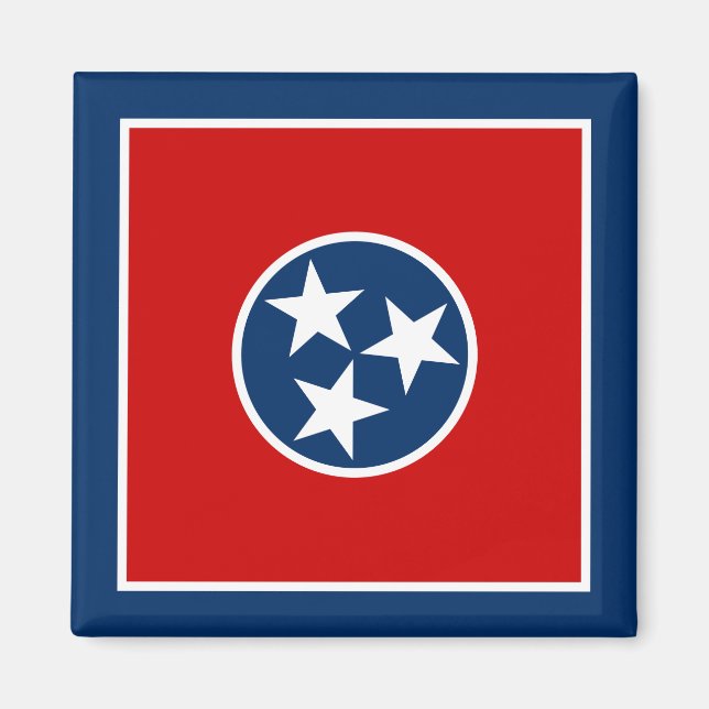 Tennessee State Flag Magnet (Front)