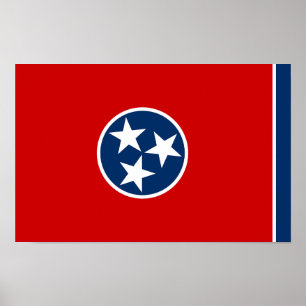 Tennessee State Flag Poster