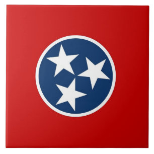 Tennessee State Flag Tile