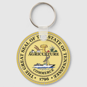 Tennessee State Seal Key Ring