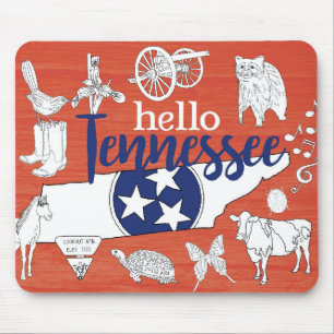Tennessee State Symbols Volunteer State Images Mouse Pad