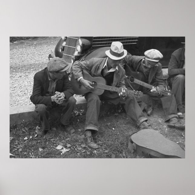 Tennessee Street Musicians, 1935 Poster (Front)