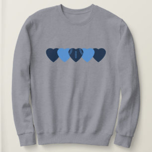 Tennessee Titans Heart Football Dark Sweatshirt