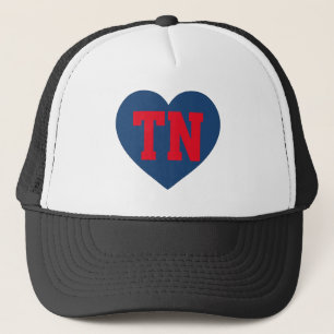 Tennessee TN Heart Design – Bold Minimalist State Trucker Hat