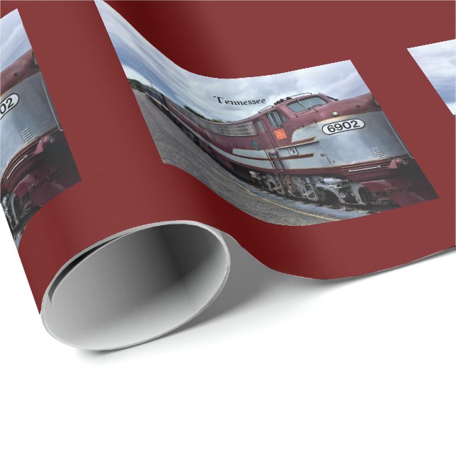 Tennessee Train Photo Wrapping Paper (Roll Corner)
