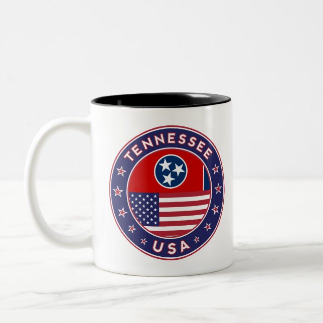 Tennessee Two-Tone Coffee Mug (Left)