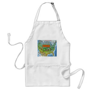 Tennessee USA Map Standard Apron