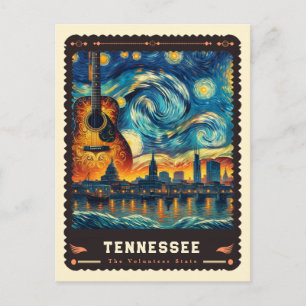 Tennessee   Vincent Van Gogh Inspired Postcard
