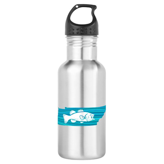 Tennessee Wave Fishing 532 Ml Water Bottle (Front)