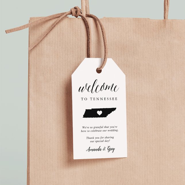 Tennessee Wedding Welcome Gift Tags (Creator Uploaded)