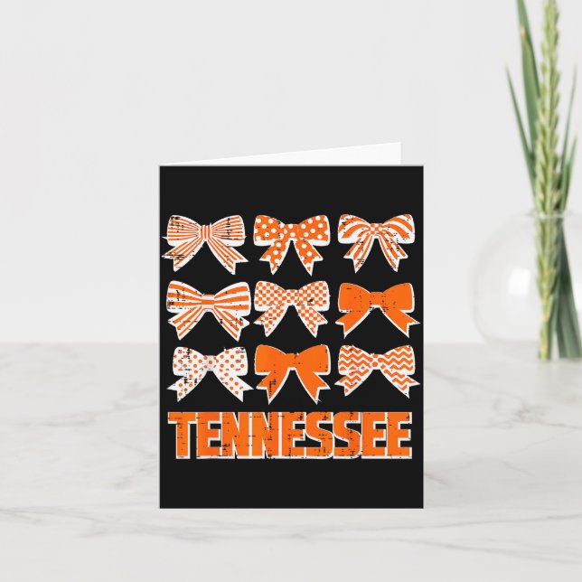 Tennessee Women Men Kids Boys Girls Youth Teen  Card (Front)