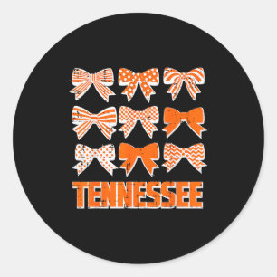 Tennessee Women Men Kids Boys Girls Youth Teen Classic Round Sticker