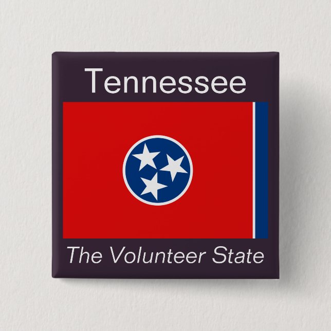 Tennesseean Flag Button (Front)