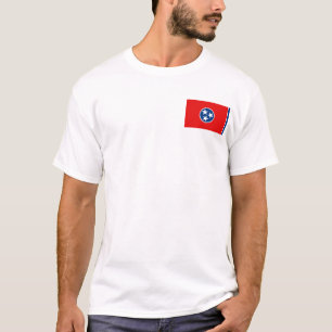 Tennesseean Flag + Map T-Shirt