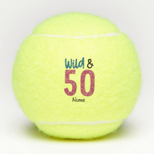 Tennis 50th Birthday for Player Tennis Balls