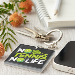 Tennis, a passion without limits key ring