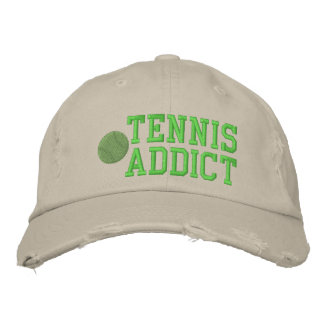Tennis Addict Embroidered Hat
