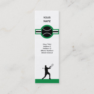 tennis : air star mini business card