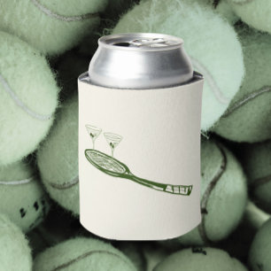 tennis and martinis  can cooler