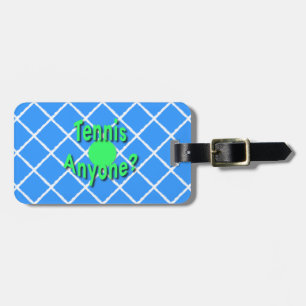 Tennis Anyone? Custom Luggage Tag