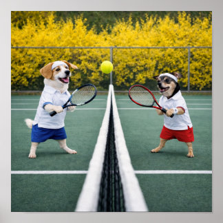 "Tennis Anyone?" Poster