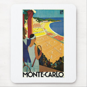 Tennis at Monte Carlo Mouse Pad