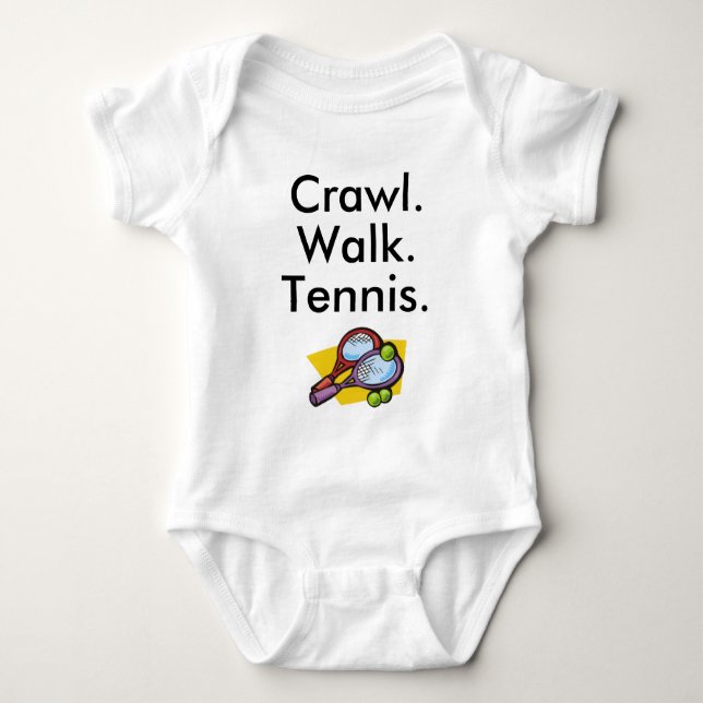 Tennis Baby Bodysuit (Front)