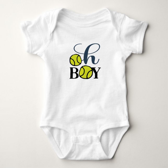 Tennis baby boy  bodysuit (Front)