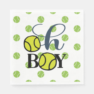 Tennis baby boy  napkin
