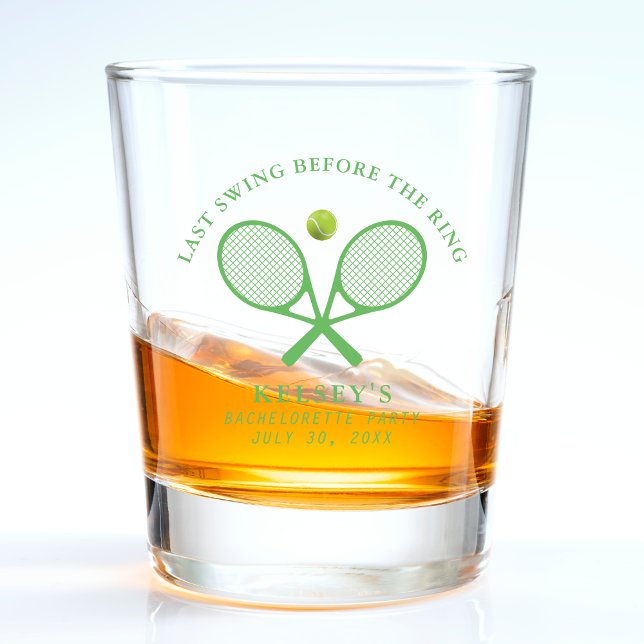 Tennis Bachelorette Last Swing Before the Ring Shot Glass (Tennis Bachelorette Last Swing Before the Ring Shot Glass
)