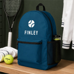 Tennis Backpack   Player Name Sports Kit Bag