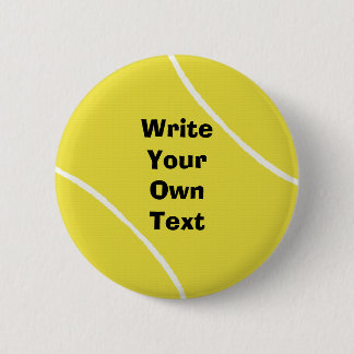 Tennis Ball 6 Cm Round Badge
