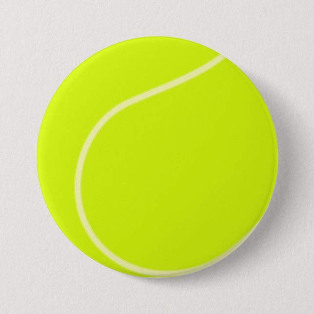 Tennis Ball 7.5 Cm Round Badge (Front)