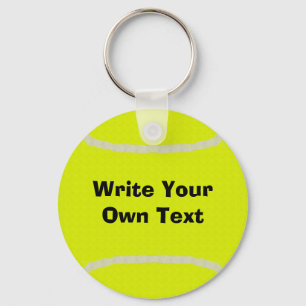 Tennis Ball - Advertise Your Club! Key Ring