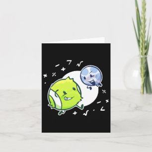 Tennis Ball And Golf Ball Duo Math Card