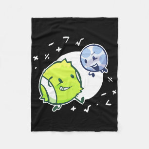 Tennis Ball And Golf Ball Duo Math Fleece Blanket