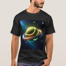 Tennis Ball As Saturn Planet, Sporty Space Design