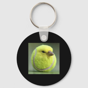 Tennis Ball Bird Key Ring
