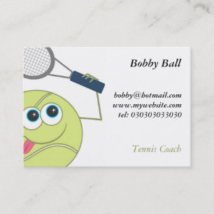 Tennis Ball Business Card